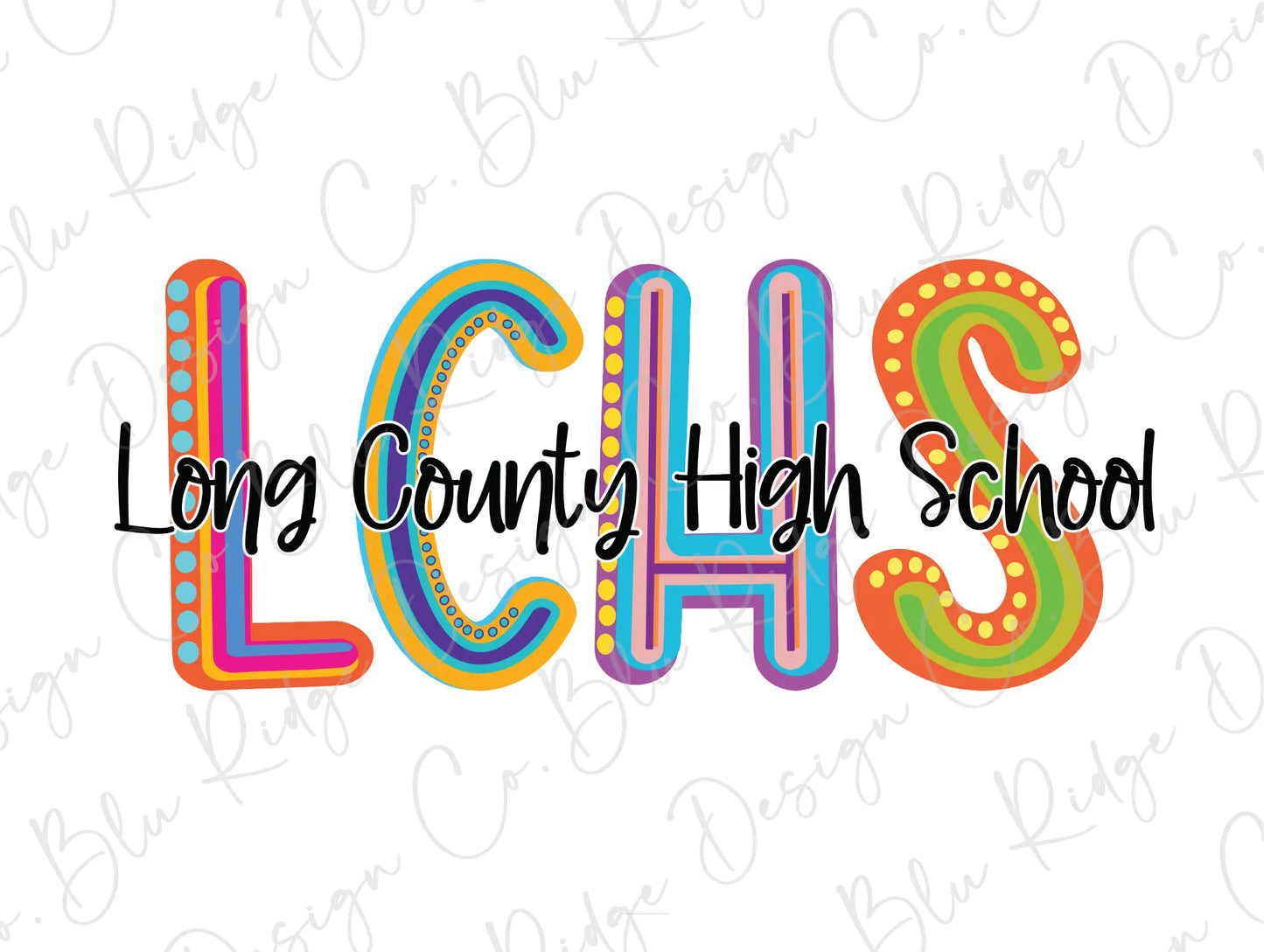 a sign that says long county high school