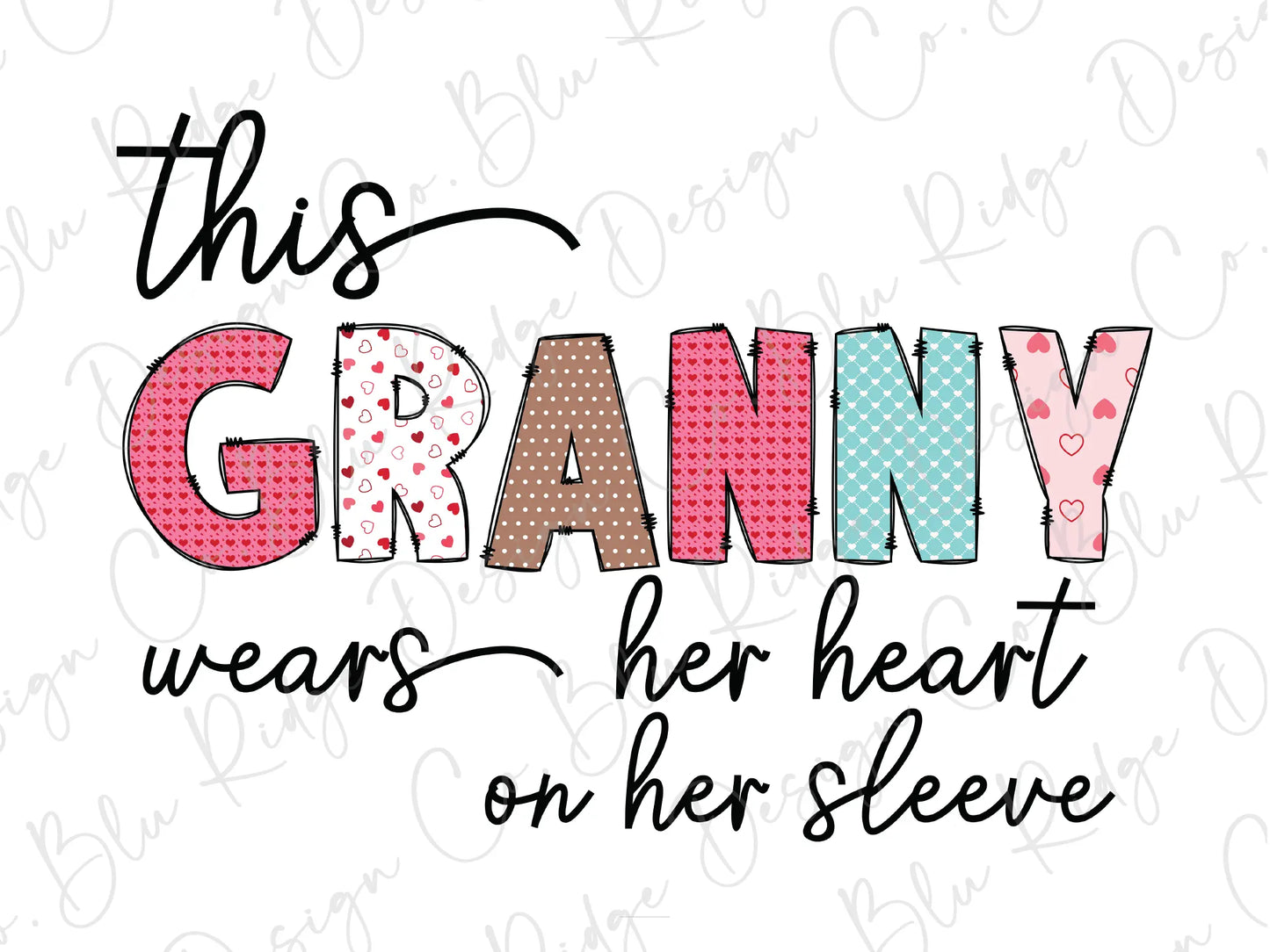this granny wears her heart on her sleeve
