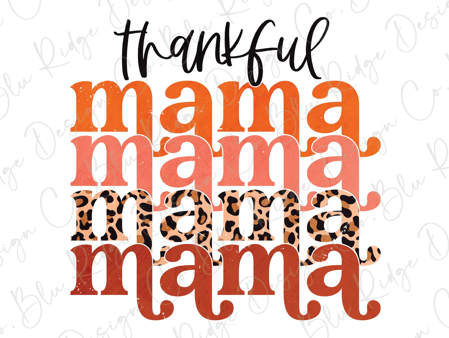 a poster with the words mama mama and a leopard print