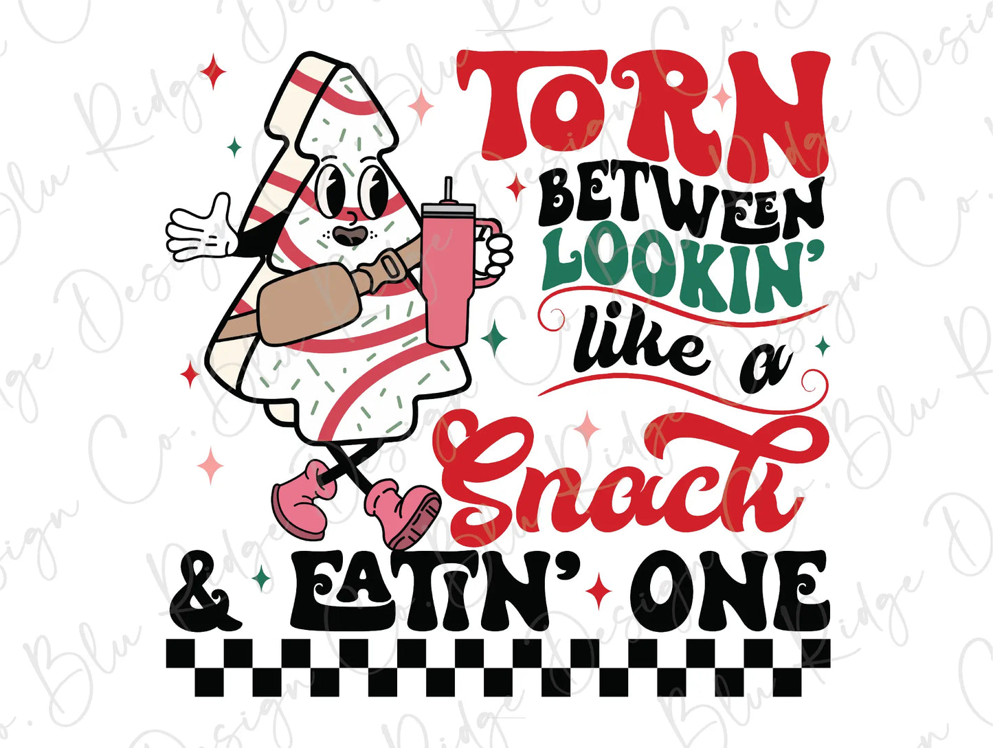a poster with a cartoon character holding a drink