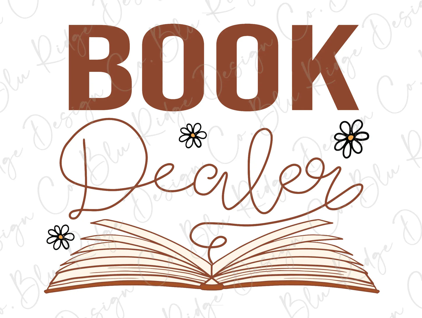 Book Dealer Direct To Film (DTF) Transfer BluRidgeDesignCo