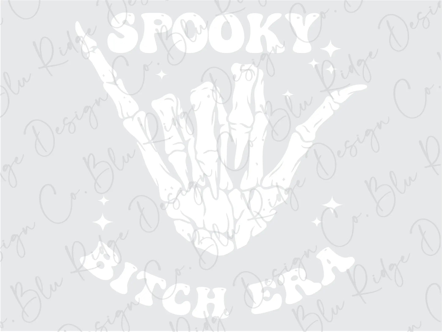 In My Spooky Bitch Era (Back/Pocket Combo) Direct To Film (DTF) Transfer BluRidgeDesignCo
