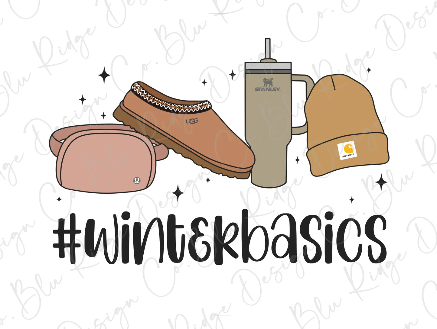 a picture of a hat, a pair of shoes and a coffee mug