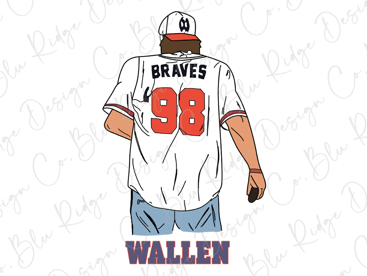 Wallen 98 If We're a Team Transparent Direct to Film (DTF) Transfer