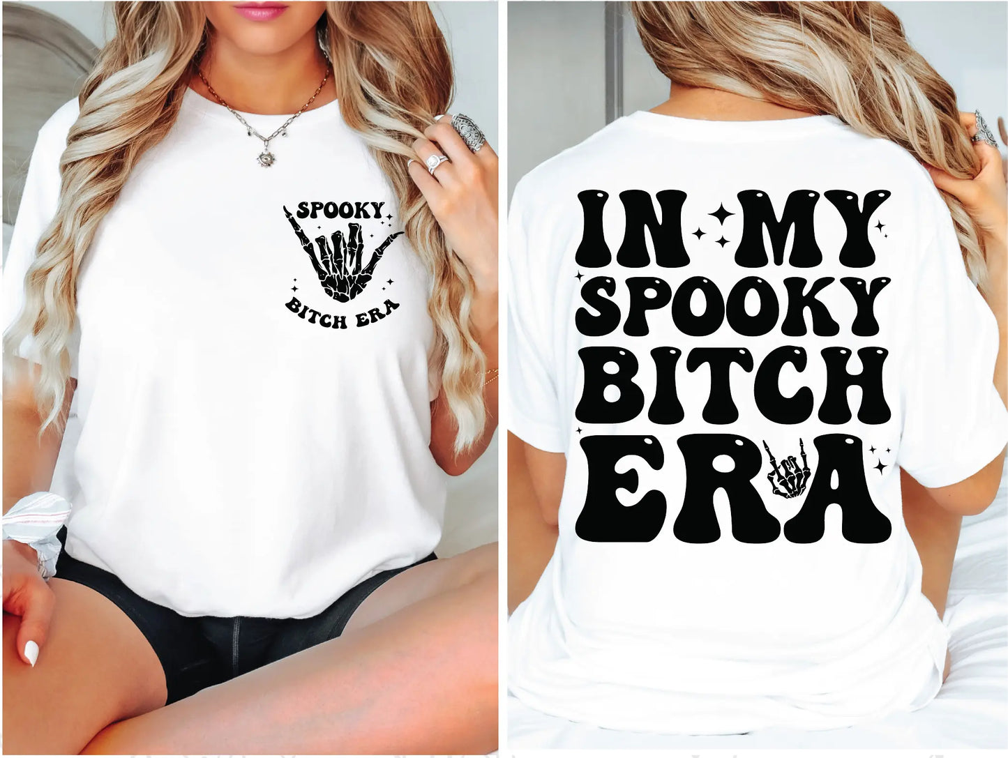 In My Spooky Bitch Era (Back/Pocket Combo) Direct To Film (DTF) Transfer