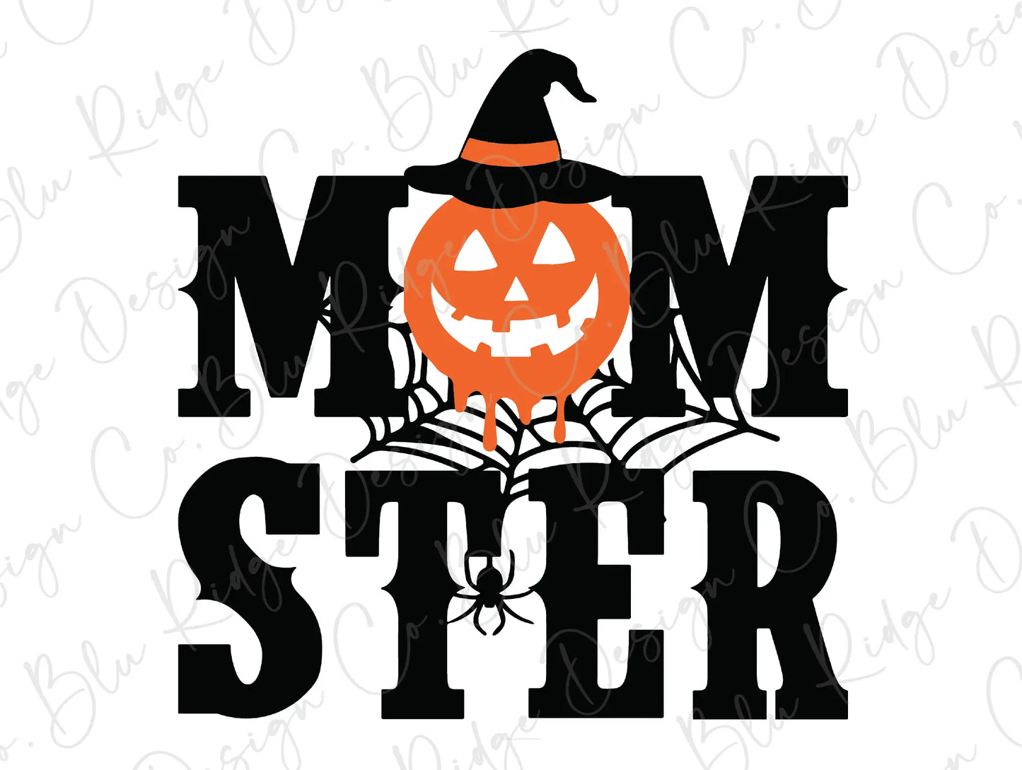 Momster Halloween Direct To Film (DTF) Transfer BluRidgeDesignCo