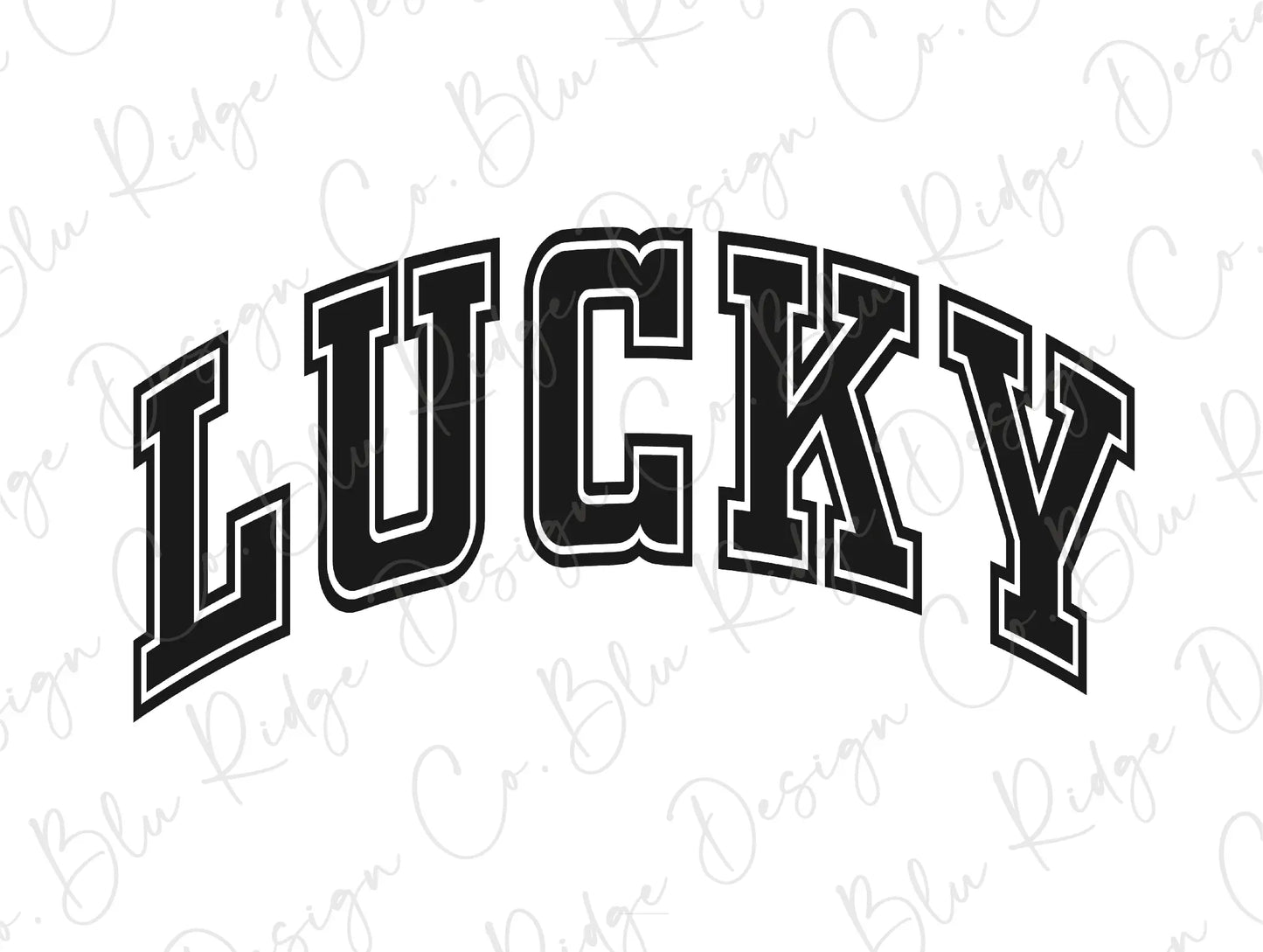 Lucky St Patrick's Day Direct To Film (DTF) Transfer BluRidgeDesignCo