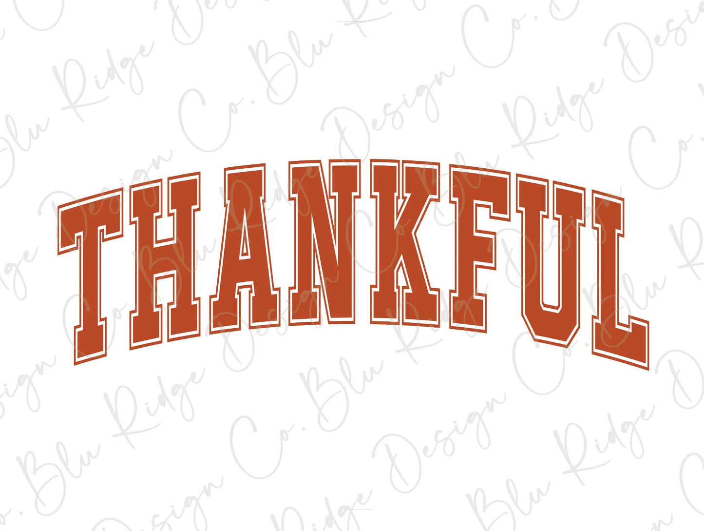 a red and white image of the word thank