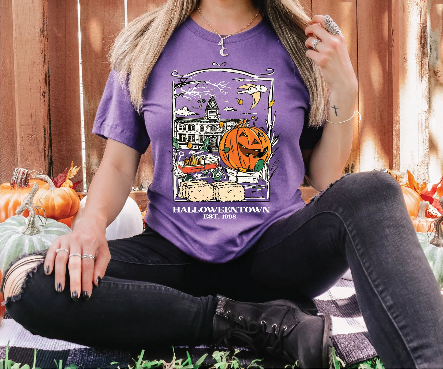 HalloweenTown EST. 1998 Direct To Film (DTF) Transfer