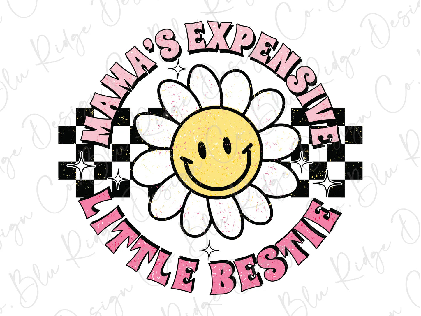 a flower with a smiley face on it