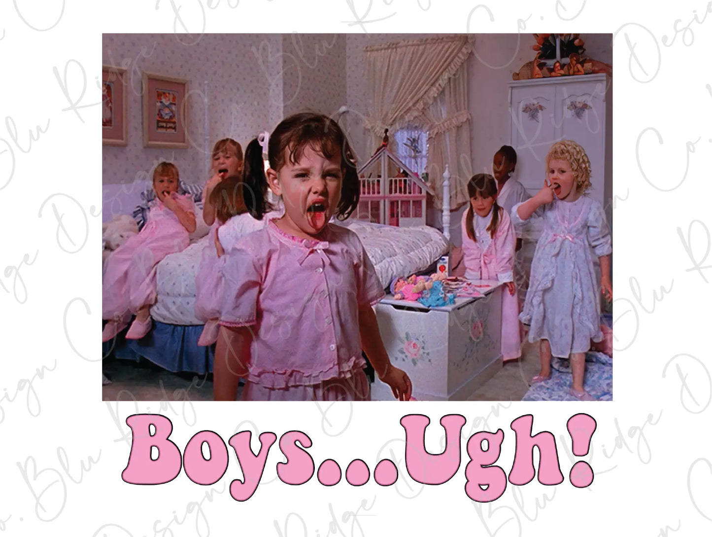 Boys....Ugh! Little Rascals Valentines Day Direct To Film (DTF) Transfer