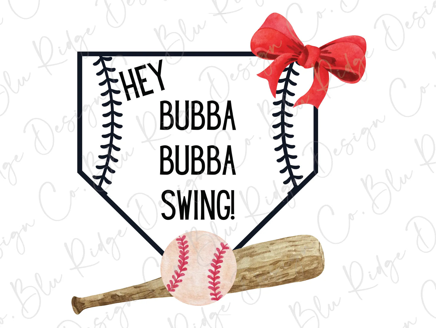 a baseball bat and a ball with a red bow