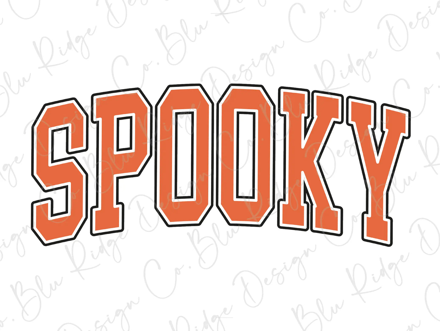 Spooky Halloween Design Direct To Film (DTF) Transfer BluRidgeDesignCo
