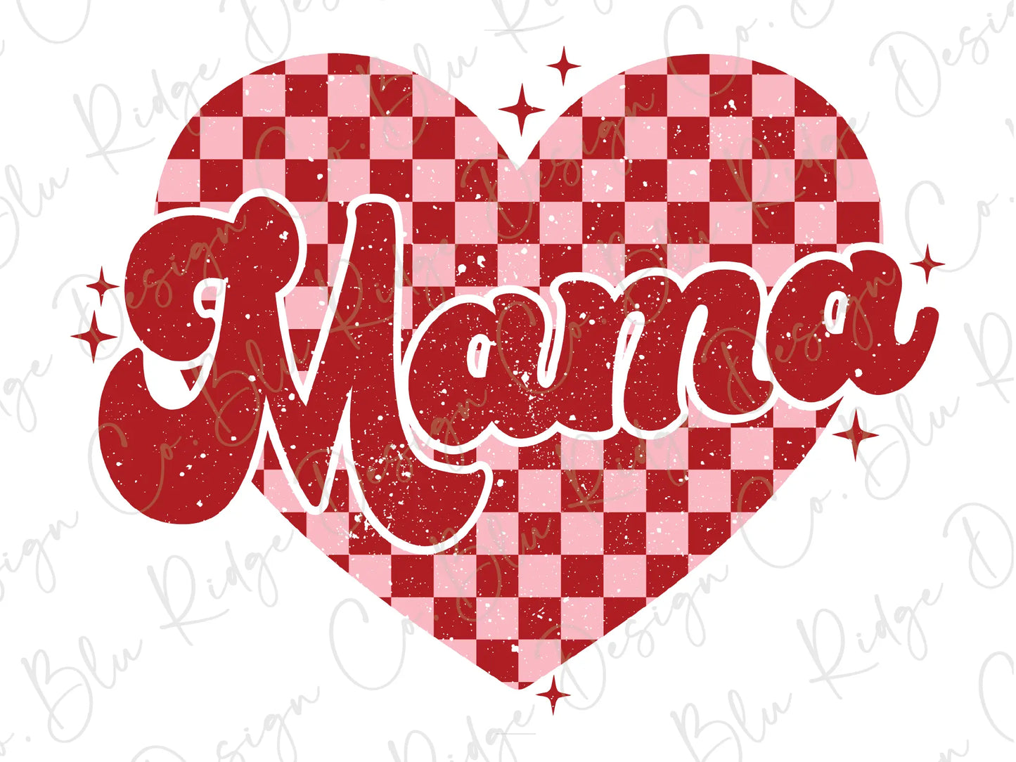 a heart with the word mama written in it