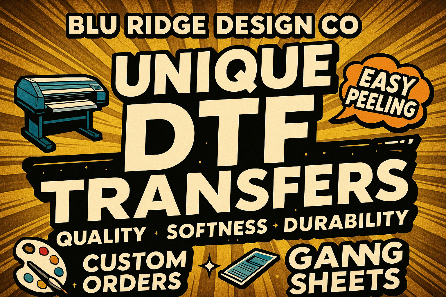 Blu Ridge Design Co DTF Transfers: What Makes Them Unique? – Blu Ridge ...