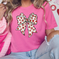 Coquette Valentines Heart Bow Graphic T-Shirt