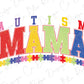 the word autism is made up of puzzle pieces