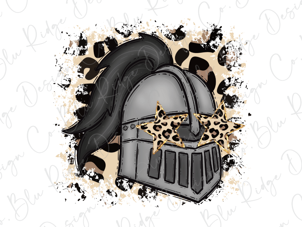 A stylized illustration of a helmet with a lion's mane, featuring a pair of leopard-print sunglasses.