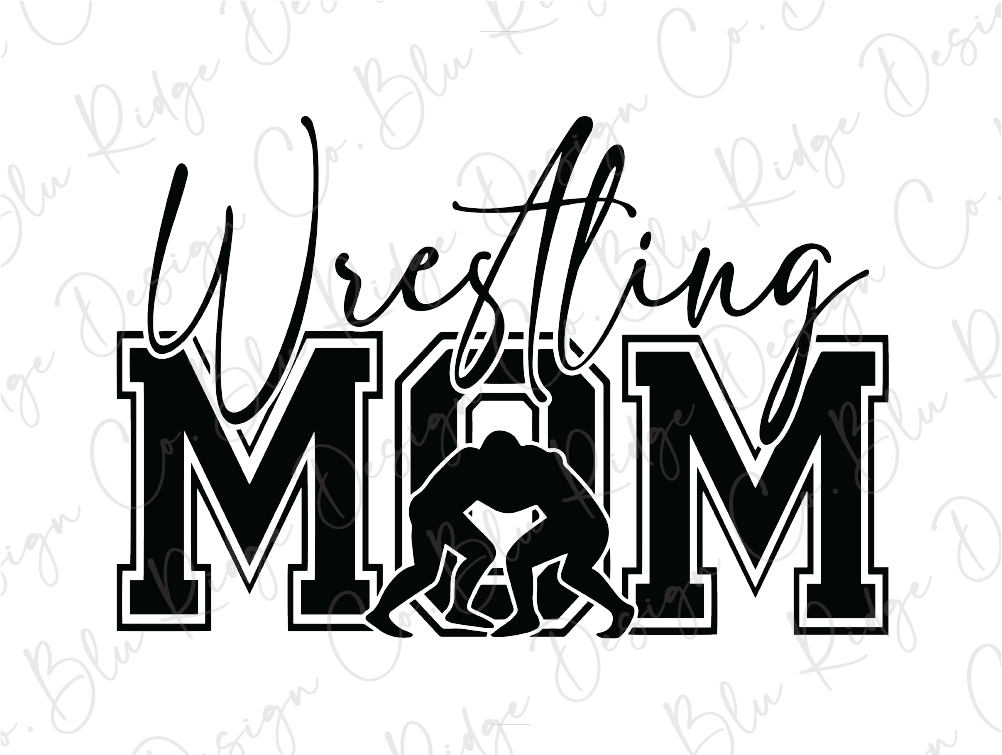 wrestling mom svg file