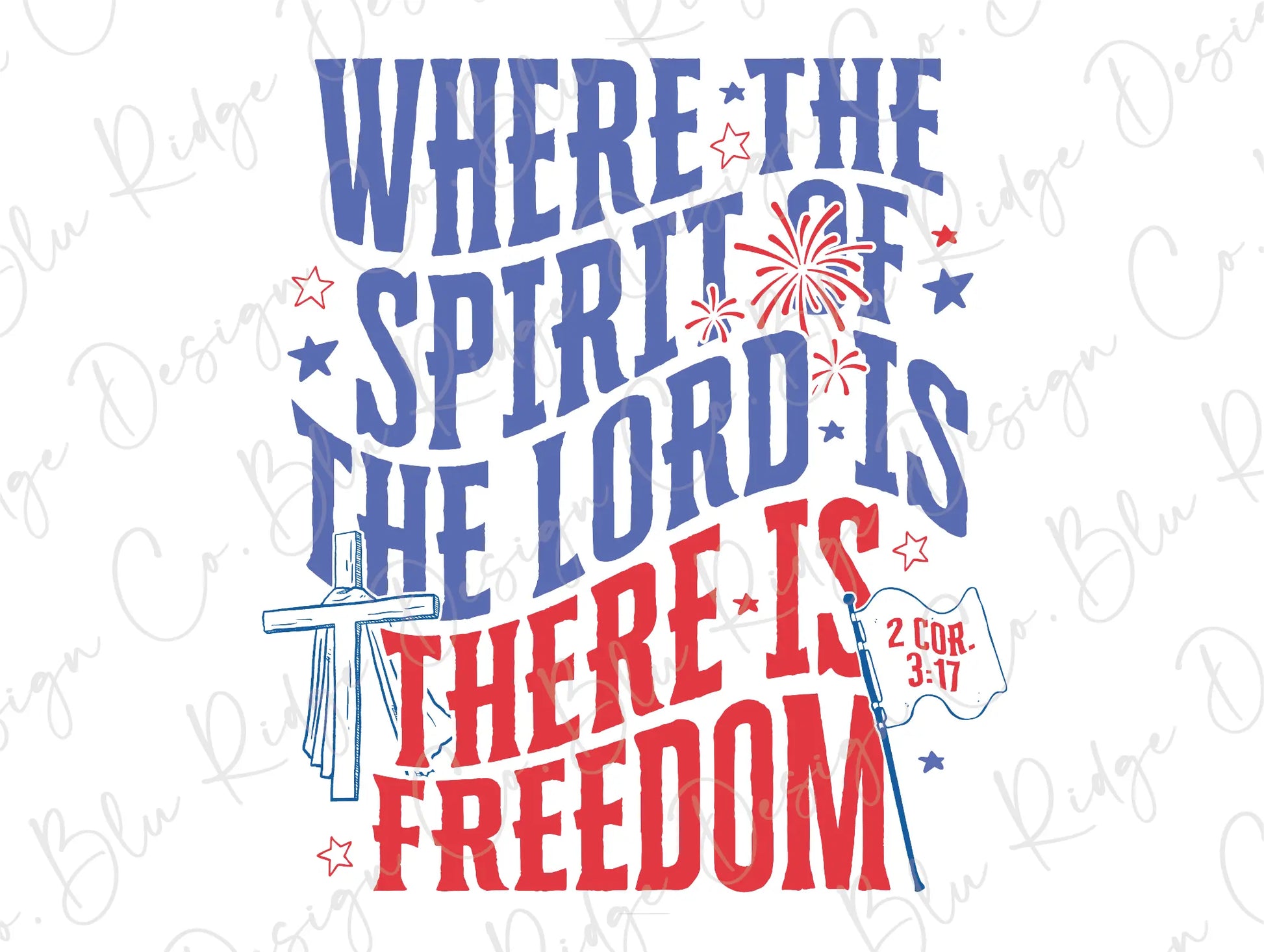 a poster with the words where the spirit of the lord is, there is freedom