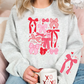 Valentines Day Ribbon Hearts and Bows Graphic T-Shirt