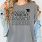 a woman wearing a gray shirt that says class of 2014 senior