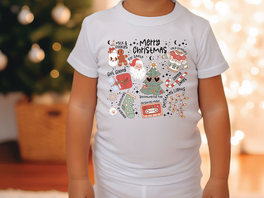 Retro Christmas Activities Graphic T-Shirt