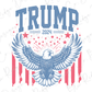 a t - shirt with an eagle and the words trump on it