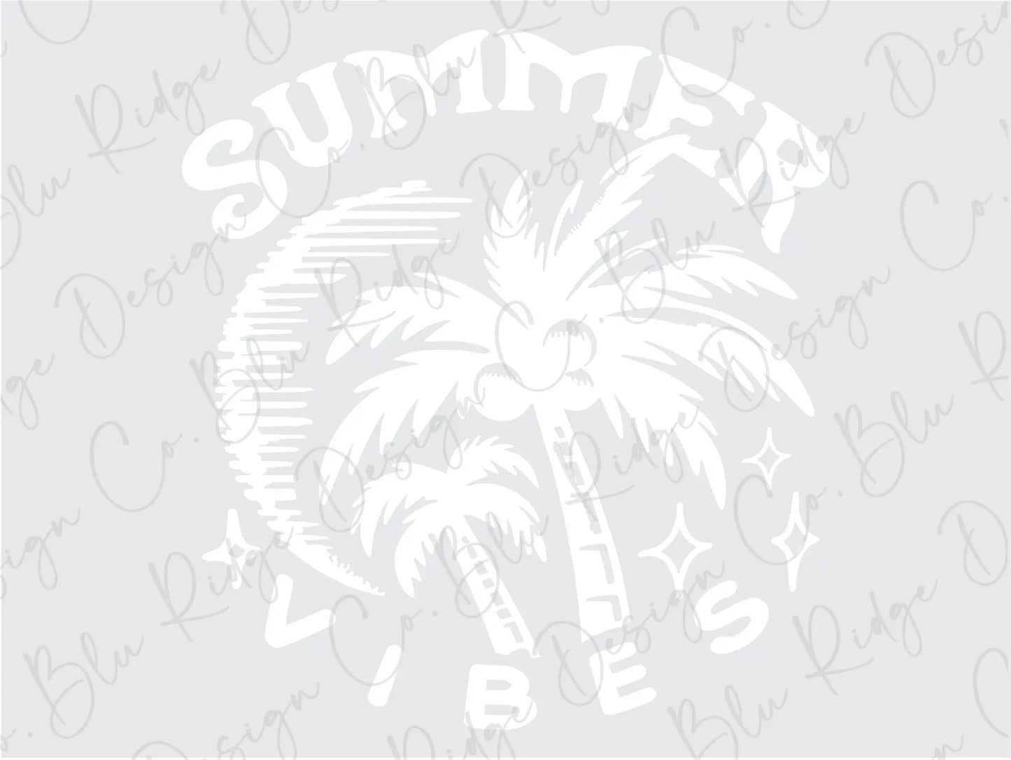 a picture of a palm tree with the words summer love on it