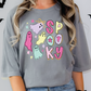 Preppy Spooky Pastel Ghosts Graphic T-Shirt