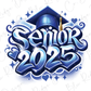 a blue graduation cap with the words senior 2013 on it