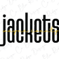 Jackets Wayne County Black/Gold Graphic T-Shirt