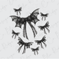 Bat Shit Crazy Halloween Graphic T-Shirt