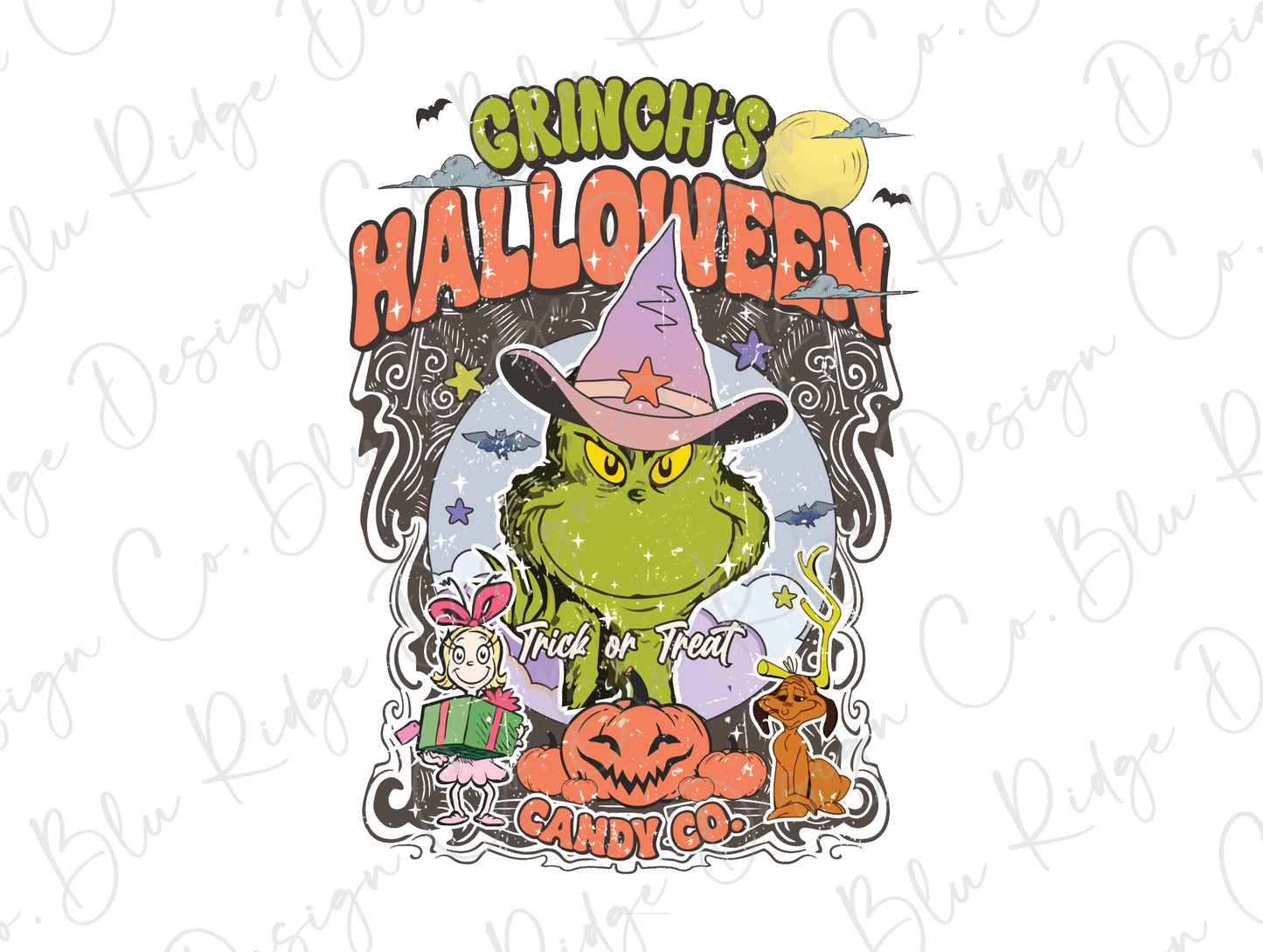 the gringy's halloween t - shirt design