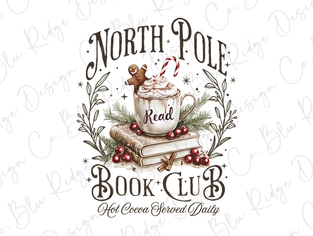 the north pole book club logo