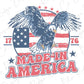 an american eagle with the words made in america