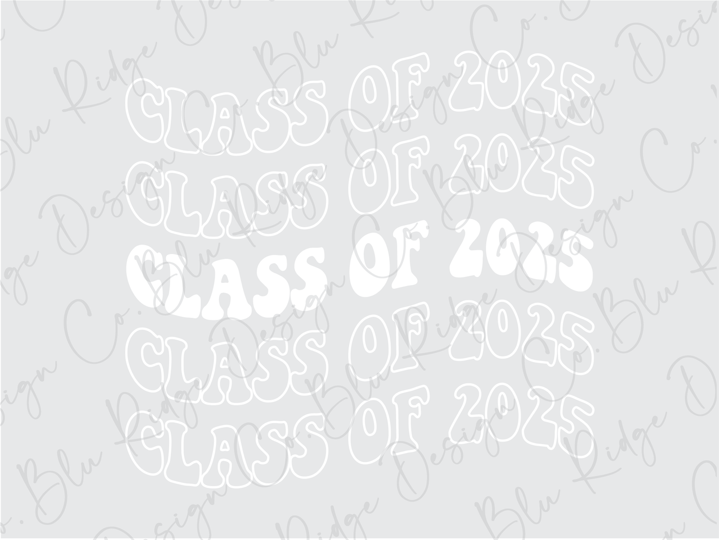 the class of 2009 is written in white on a gray background