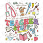 a picture of a teacher stuff poster