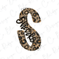 A stylized letter 'S' with a leopard print pattern and the word "Shots" written inside it.