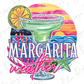 a margarita drink with a lime slice on top of it