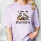 a woman wearing a t - shirt that says it takes two baby, you '