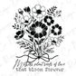 a bouquet of flowers with the words mothers plant seeds of love that bloom forever