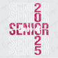 a pink and white photo with the words senior and senior