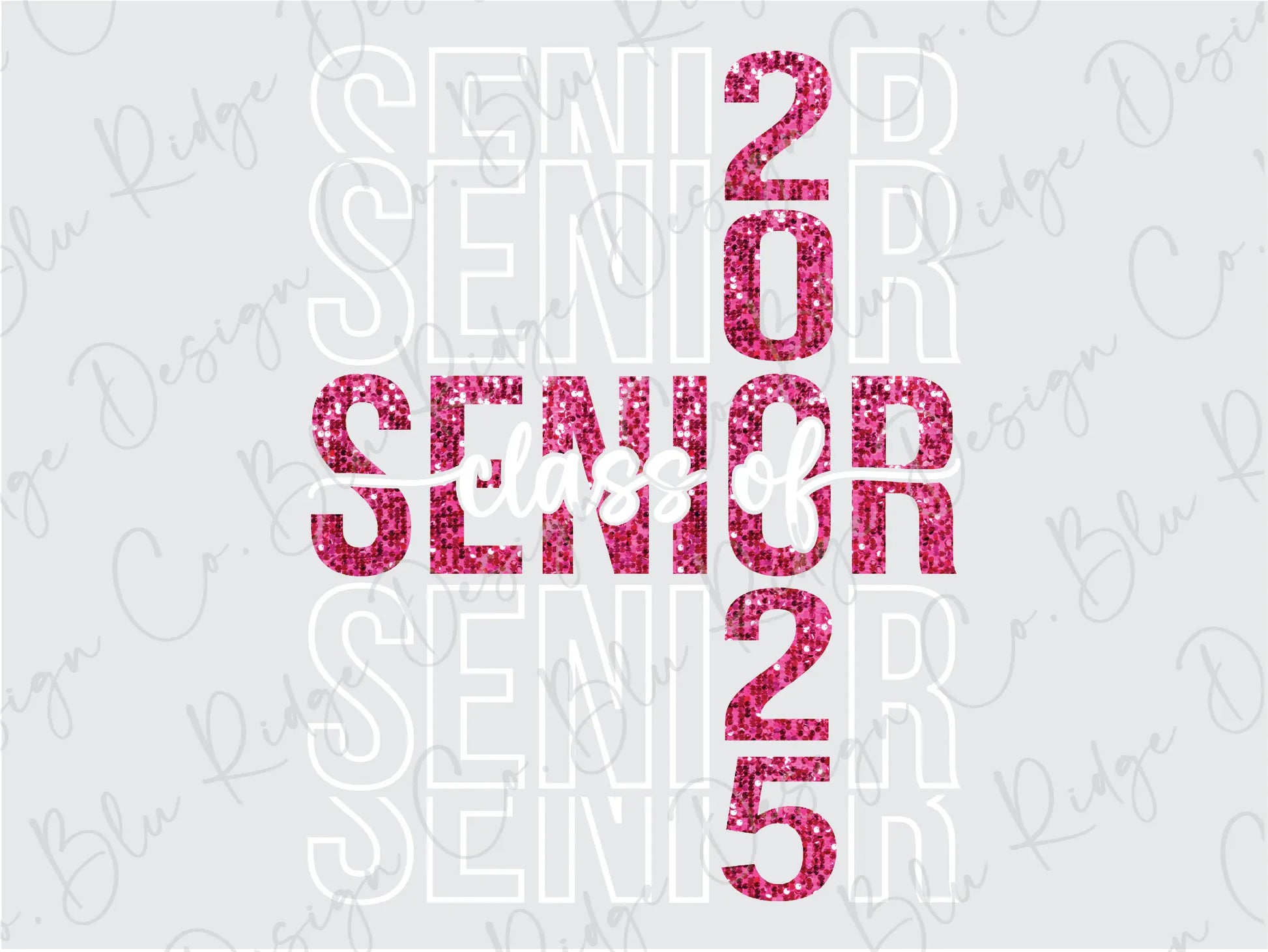 a pink and white photo with the words senior and senior