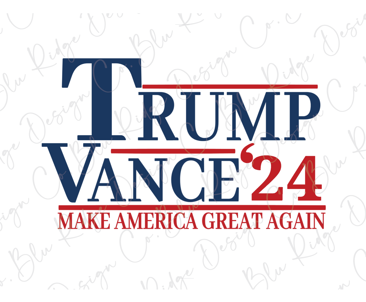 a trump campaign logo with the words make america great again