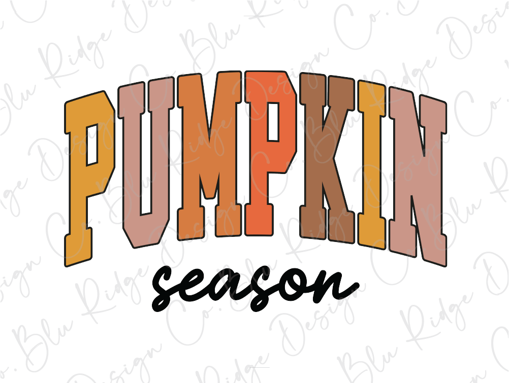 a white background with the words pumpkin season