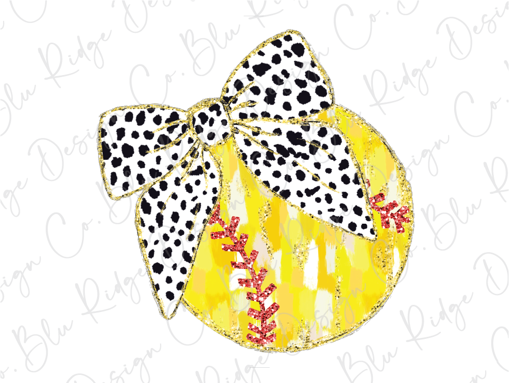 a yellow and black polka dot bow on a white background