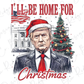 a trump christmas t - shirt with a christmas tree in front of the white house