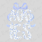 the text "AGGIES" in a stylized, floral design with a bow-like element.