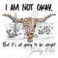 a drawing of a cow with a quote on it